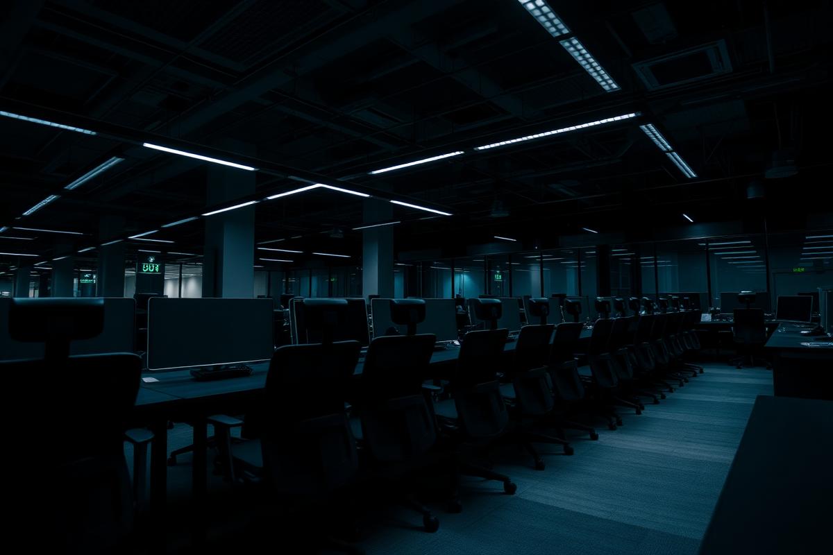 Escritório corporativo moderno equipado com cadeiras Patos